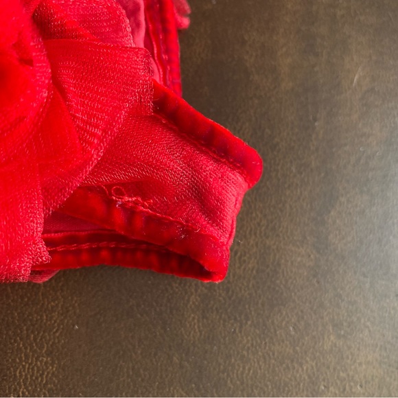 Red Ruffle Dress - Picture 3 of 4